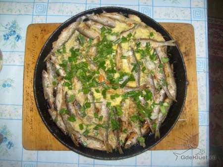 Простое блюдо из уклейки Простое блюдо из уклейки